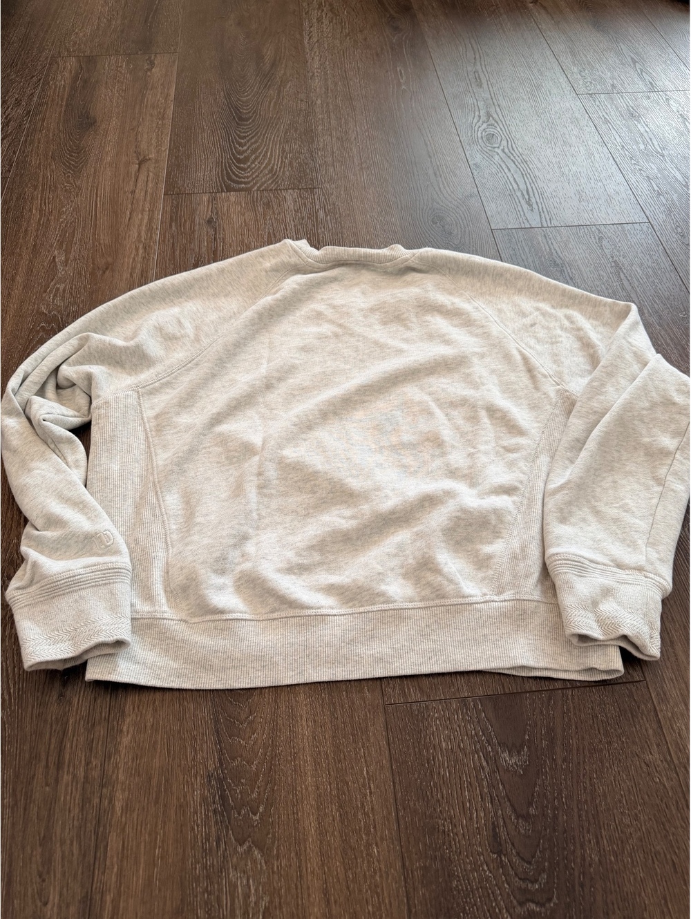 Wilson Est 1914 Grey Cropped Crewneck Sweatshirt; Athleisure; Tenniscore, Large - Picture 3 of 9